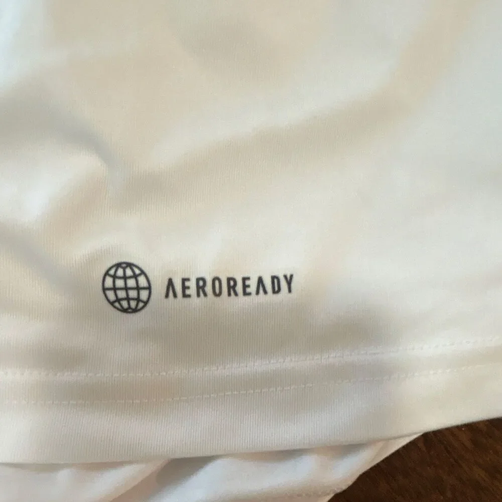 adidas AEROREADY Seattle Kraken Men’s 1/2 Zip Hoodie White Size L HG4974. 0207
